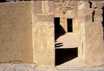 Eingang zum Sanktuar des Tempel