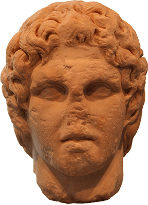 Münze mit Alexander