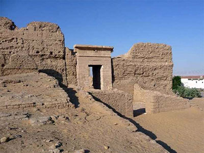 Aufnahme des Tempel Qasr Ain ez-Zaijan